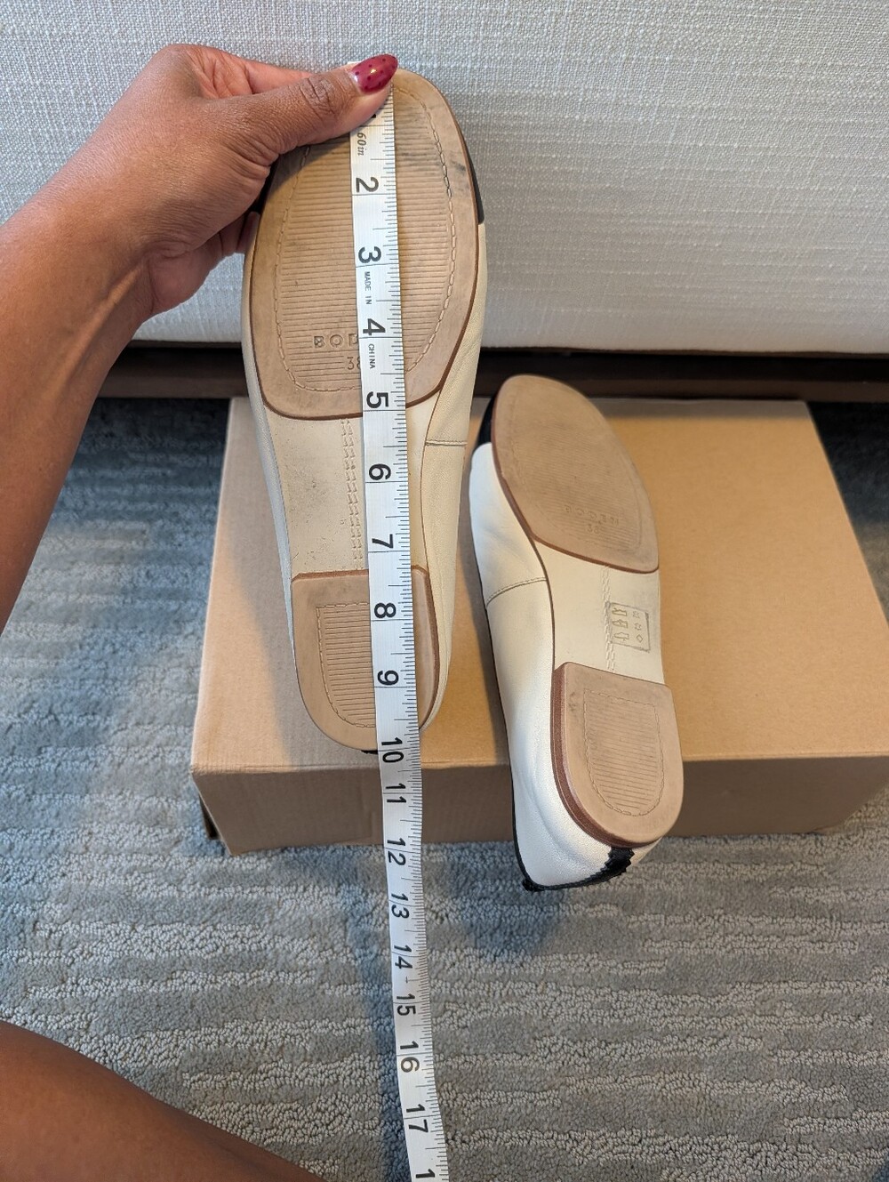 Boden Two Tone Ballet Flats - Picture 7 of 7